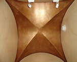 Foyer Ceiling Metallic Faux Finish